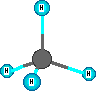 methane ball - stick