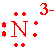 nitride ion dot formula