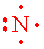 nitrogen atom dot formula