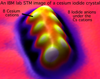 IBM-cesium-iodide crytsal