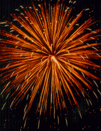 fireworks burst